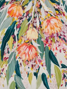 Levendige bloemenwaterval door Edie