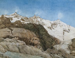 De Mischabe Horner uit Saas-Fee, Wallis, Zwitserland