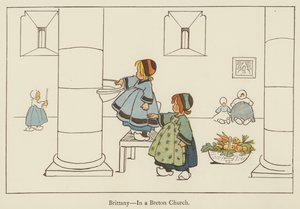 Bretagne, in een Bretonse kerk
