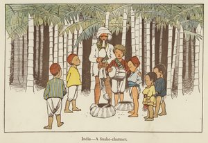 India, een slangenbezweerder