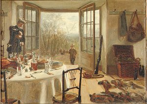 De Lunch van de Jager door Edith Hayllar