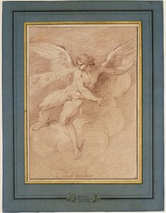 Der Westwind door Edmé Bouchardon