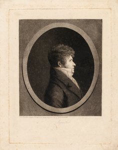Portret van de dirigent en componist Gaspare Spontini