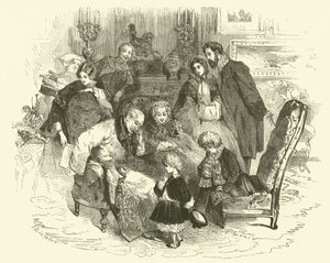 Scènes uit het Parijse leven: Oud en Nieuw van ouders door Edmond (after) Morin
