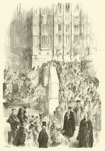 Beëdiging van de burgemeester van Londen door Edmond (after) Morin