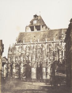 Kathedraal van Louviers, algemeen zicht, 1852-54 door Edmond Bacot