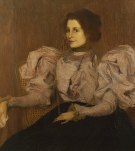 Portret van Madame Besnard door Edmond François Aman Jean
