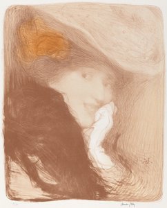 La Rieuse: Madame Albert Besnard, 1897 door Edmond François Aman Jean