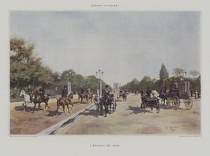 De Ingang van het Bois de Boulogne
