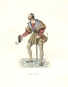 Hoveling van Frans I (1494-1547) door Edmond Lechevallier Chevignard
