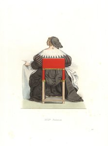 Franse vrouw door Edmond Lechevallier Chevignard