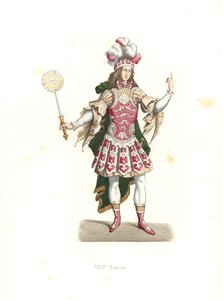 Lodewijk XIV, de Zonnekoning, in balletkostuum