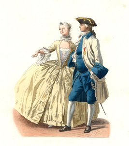 Officier gouverneur van Marseille en dame van kwaliteit, Frankrijk