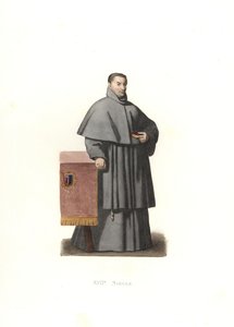 Pedro de Urbina, aartsbisschop van Sevilla, Spanje door Edmond Lechevallier Chevignard