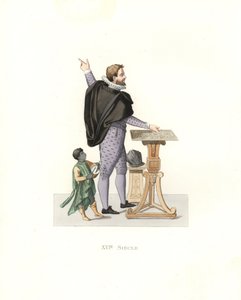 Venetiaans kostuum door Edmond Lechevallier Chevignard