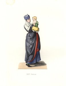 Vrouw uit Bayonne door Edmond Lechevallier Chevignard