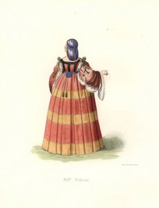 Vrouw van Milaan door Edmond Lechevallier Chevignard