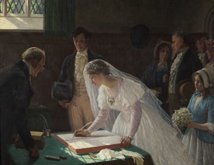 Het register ondertekenen