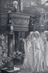 Illustratie voor Goethes Faust door Edmund Bruning