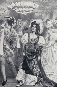 Illustratie voor Goethes Faust door Edmund Bruning