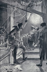 Illustratie voor Goethes Faust door Edmund Bruning