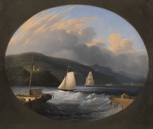 Cornwall Landing, Hudson River door Edmund C. Coates