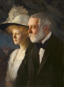 Henry Clay en Helen Frick, ca. 1910 door Edmund Charles Tarbell