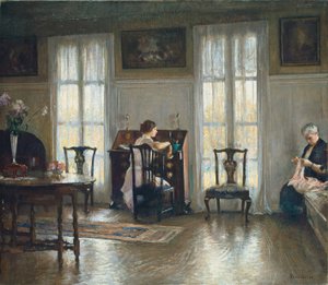 Moeder en Maria door Edmund Charles Tarbell