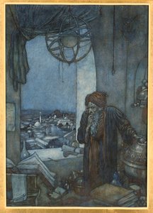 Een muezzin van de Toren van Duisternis door Edmund Dulac
