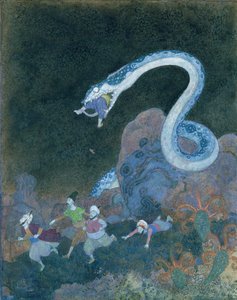 Een Servisch sprookje: De episode van de slang door Edmund Dulac