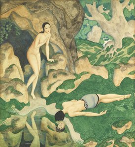 Echo en Narcissus door Edmund Dulac