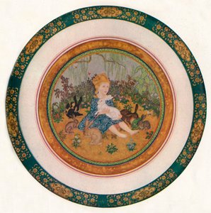 Portret van Miss Vivian St. George, 1917, 1919 door Edmund Dulac