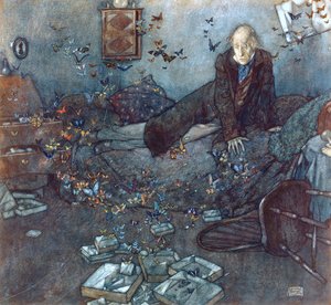 De droom van de entomoloog door Edmund Dulac