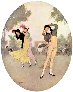 Wat vind je van jonge Rouselle, c1915 door Edmund Dulac