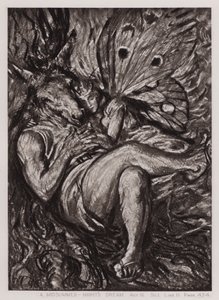 Een Midzomernachtsdroom, Act IV, Sc I door Edmund Joseph Sullivan