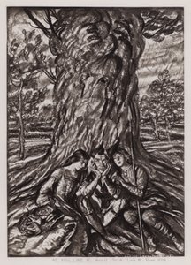Zoals U Het Wilt, Act II, Sc 4 door Edmund Joseph Sullivan