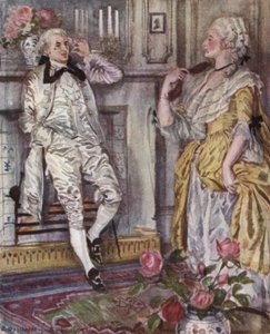 Illustratie voor The Vicar of Wakefield door Oliver Goldsmith