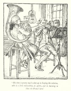 Illustratie voor The Vicar of Wakefield door Oliver Goldsmith door Edmund Joseph Sullivan