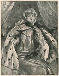 Sarah Bernhardt door Edmund Joseph Sullivan