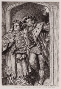De Beroemde Geschiedenis van het Leven van Koning Hendrik VIII, Act I, Sc 2 door Edmund Joseph Sullivan