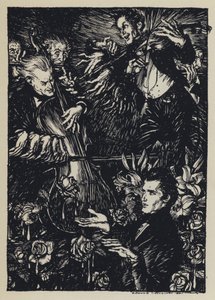 Illustratie voor Tennysons Maud door Edmund Joseph after Sullivan