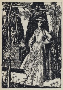 Illustratie voor Tennysons Maud door Edmund Joseph after Sullivan