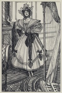 Tennyson, Illustratie voor A Dream of Fair Women and Other Poems door Edmund Joseph after Sullivan
