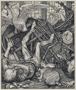 Illustratie voor A Dream of Fair Women and Other Poems door Edmund Joseph after Sullivan