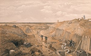 Gracht van het Bastion Du Mat, 1856