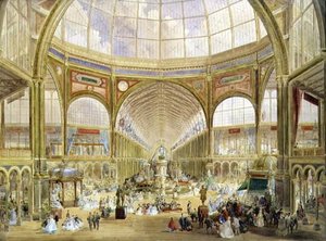 Interieur van de Internationale Tentoonstelling van 1862 door Edmund Walker