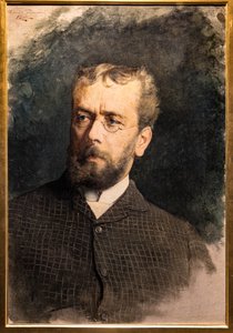 Portret van Telemaco Signorini