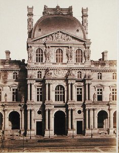 Het paviljoen Richelieu van het Louvre