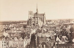 Amiens, 1855 door Édouard Baldus