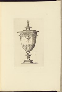 [Ontwerp voor een vaas door Virgil Solis]. door Édouard Baldus